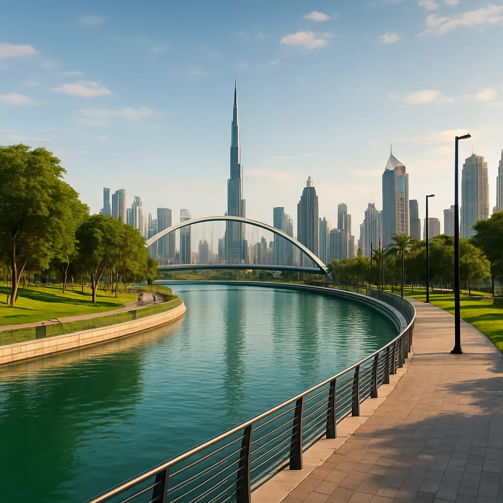 Dubai Canal Safa Park Section