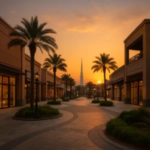 Sunset Mall Area