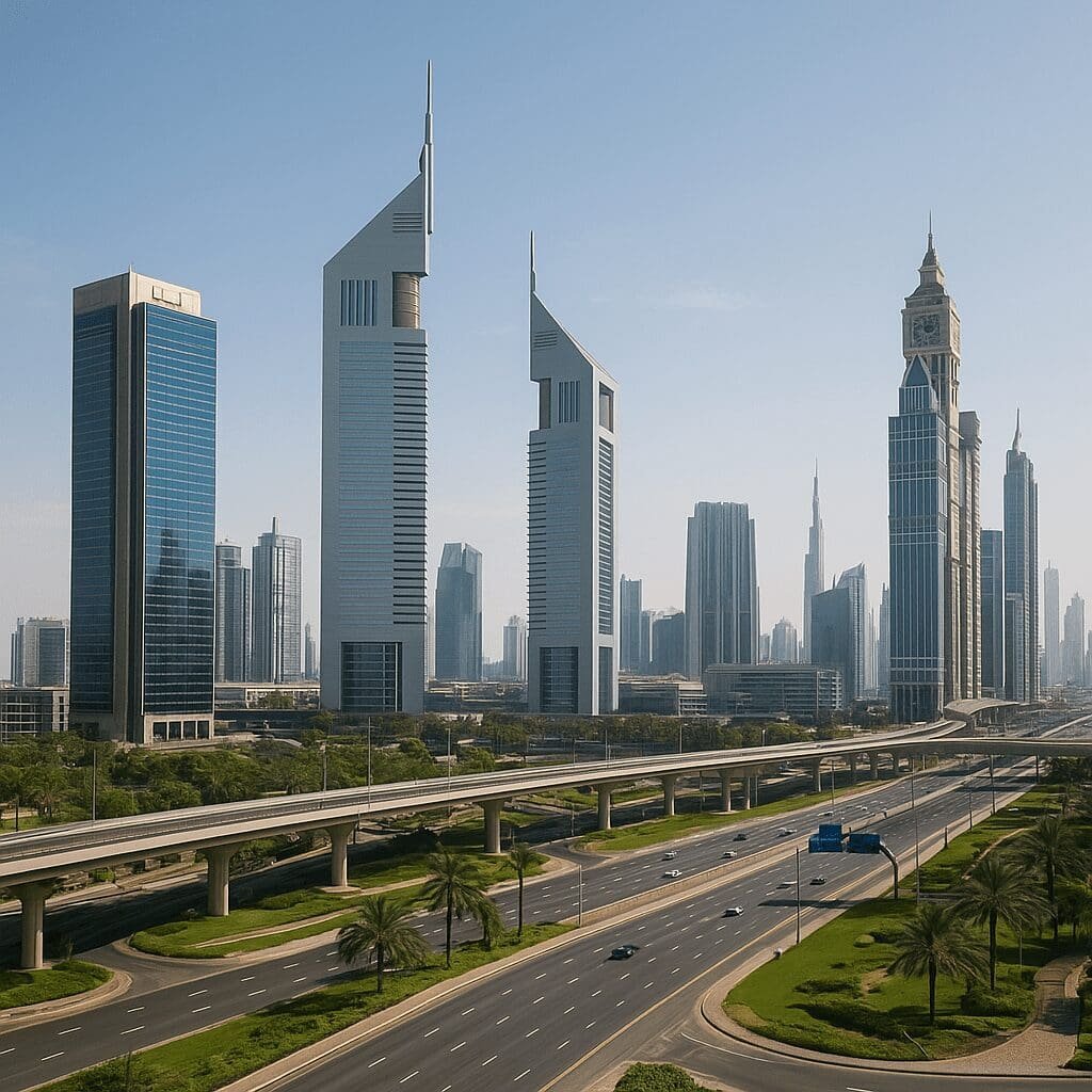 Dubai World Trade Centre Area