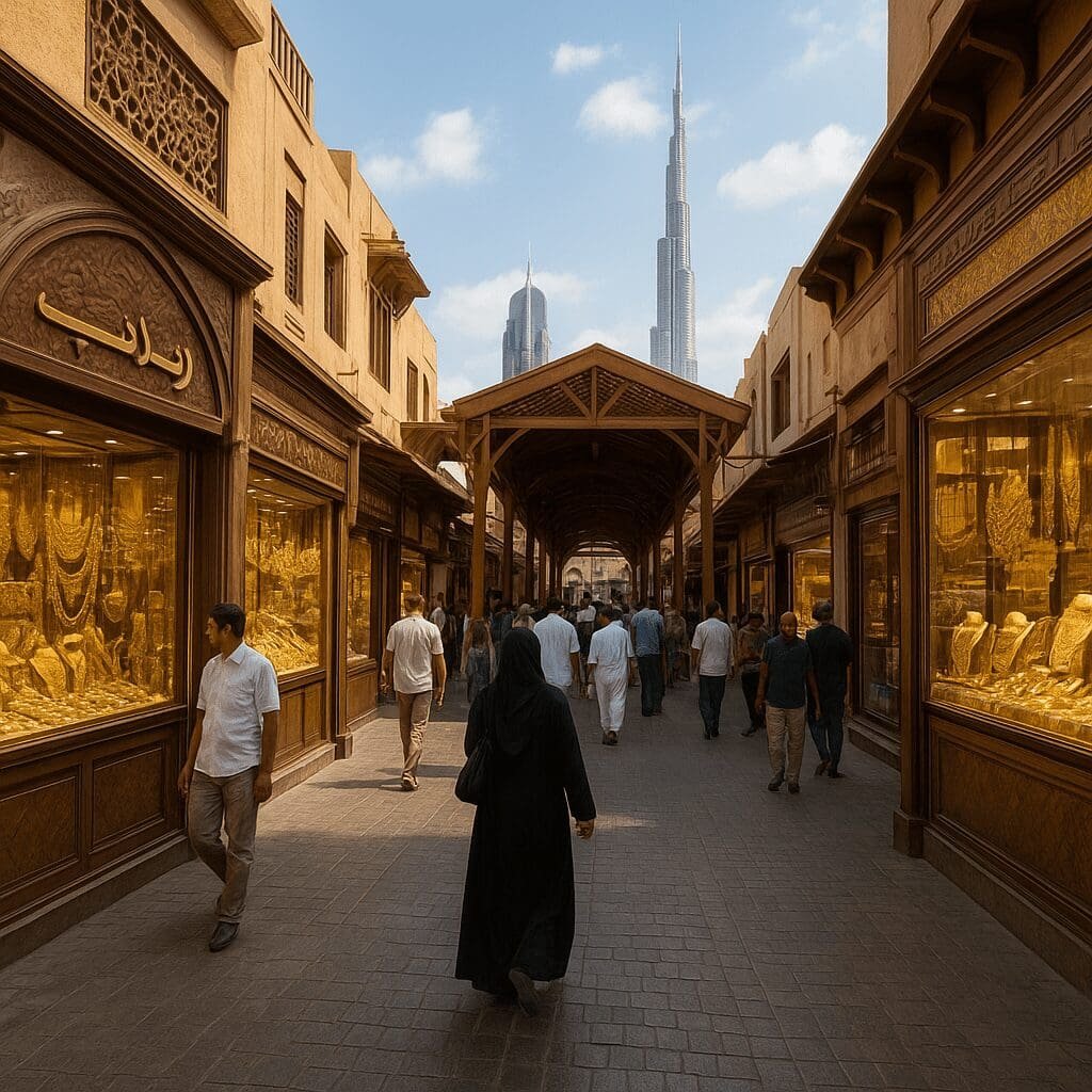 Dubai Gold Souk Area