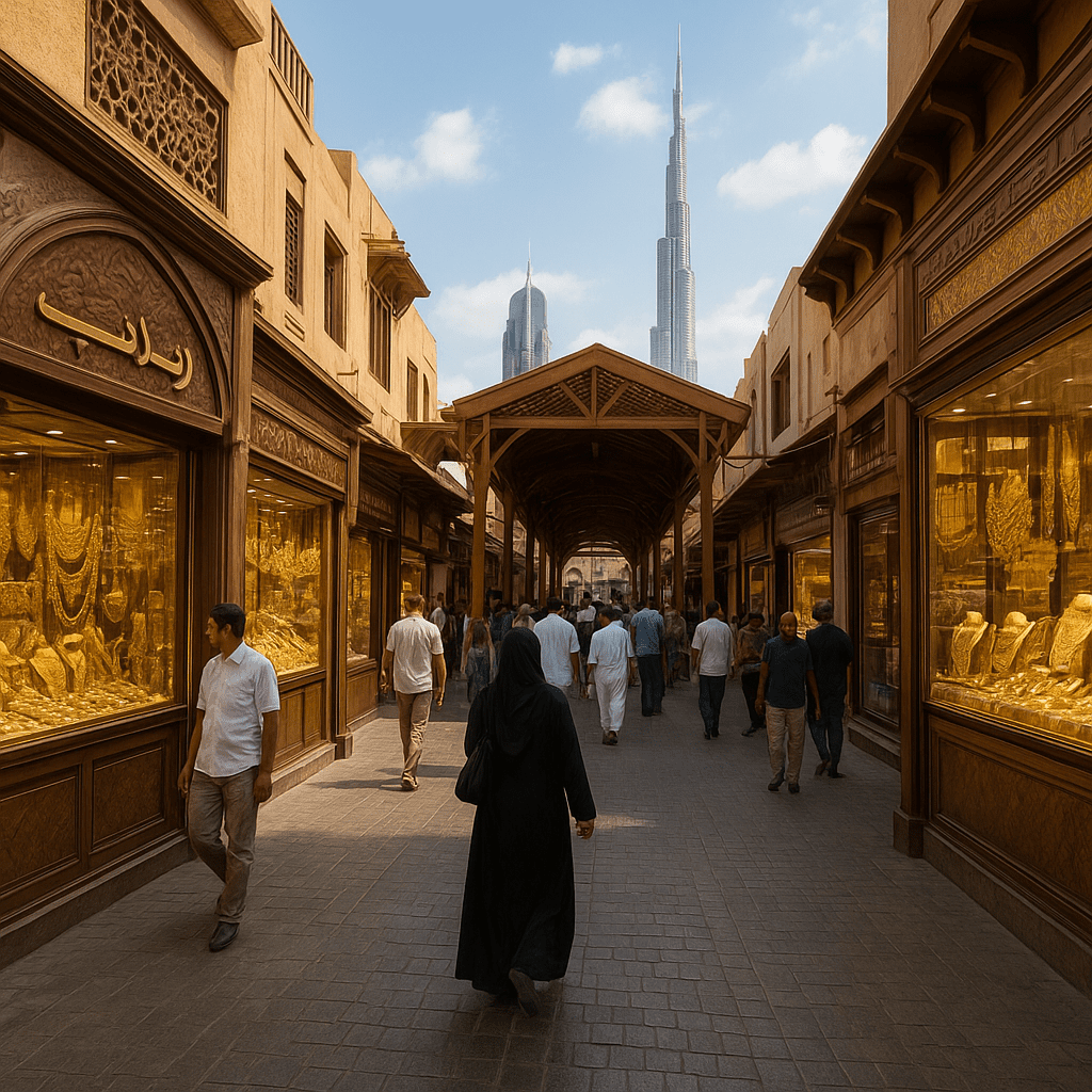 Dubai Gold Souk Area