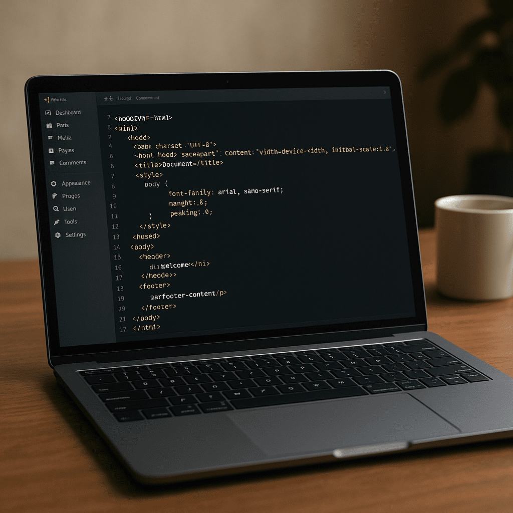 Header Footer Code Manager