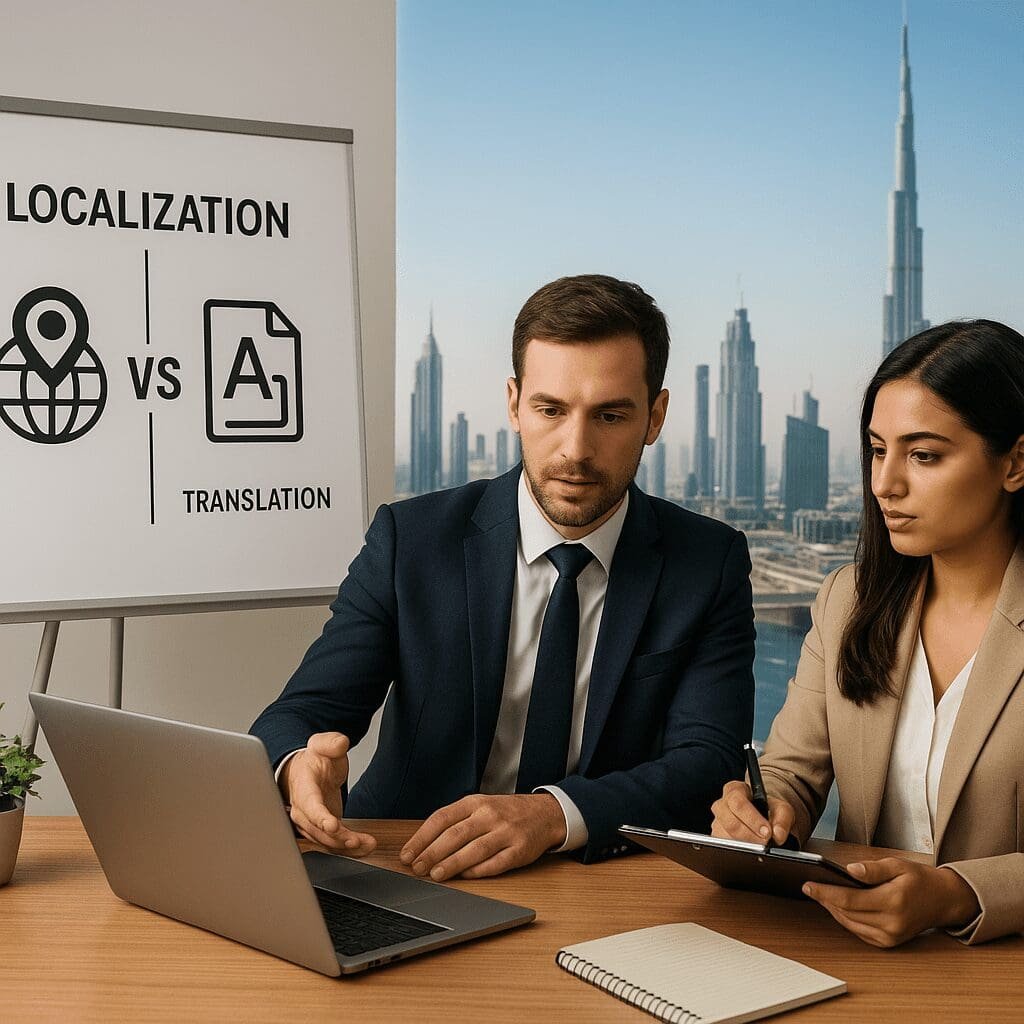 Content Localization vs. Translation for Dubai SEO