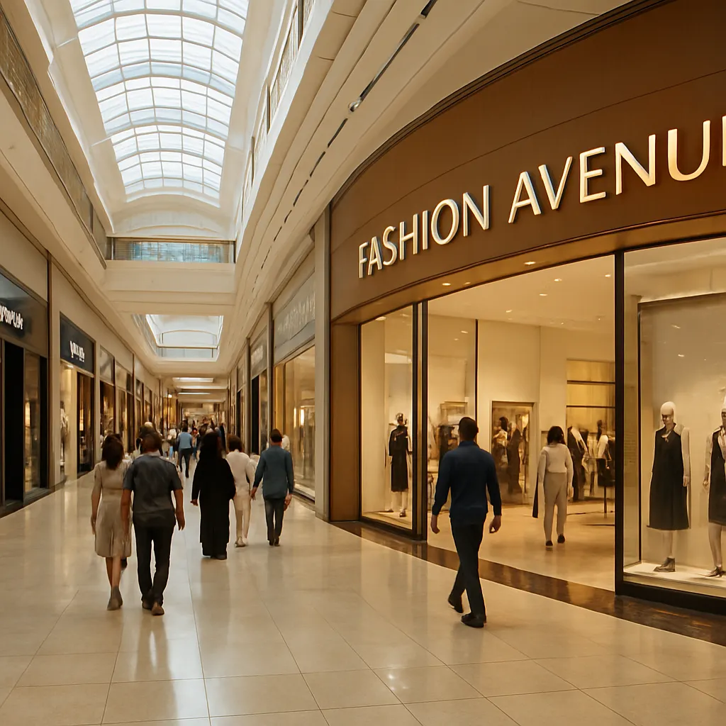Dubai Mall Fashion Avenue Area